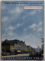 Ceník radiotechnického a elektrotechnického zboží - 1953/II. - 