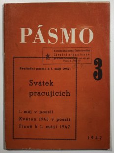 1.máj 1947 - pásmo pro májové oslavy
