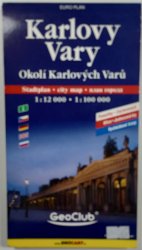 mapa - Karlovy Vary /okolí Karlových Varů/ 1:12 000 /1:100 000/ - plán města