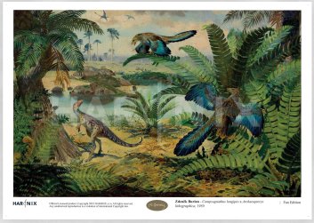 Zdeněk BURIAN - Compsognathus longipes a Archaeopteryx lithographica (1950) - A4