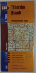 mapa - 138 - Táborsko/Blaník 1:70 000 - cykloturistická mapa