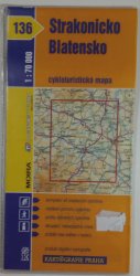mapa - 136 - Strakonicko/Blatensko 1: 70 000 - cykloturistická mapa