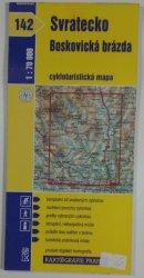 mapa - 142 - Svratecko/Boskovická brázda 1:70 000 - cykloturistická mapa