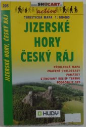 mapa - 203 - Jizerské hory/Český ráj 1:100 000 - turistická mapa