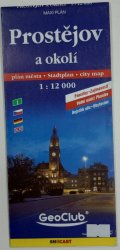 mapa - Prostějov a okolí 1:12 000 - plán města