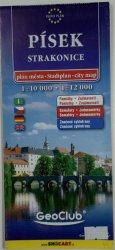 mapa - Písek/Strakonice 1: 12 000 - plán města