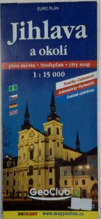 mapa - Jihlava a okolí 1: 15 000