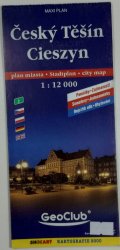 mapa - Český Těšín/Cieszyn 1:12 000 - plán města