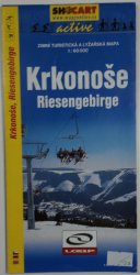 mapa - Krkonoše/Riesenbirge 1:60 000 - zimní turistická a lyžařská mapa