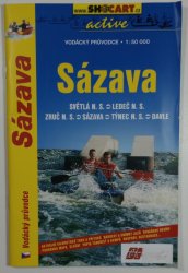 vodácký průvodce - Sázava 1:50 000 - 