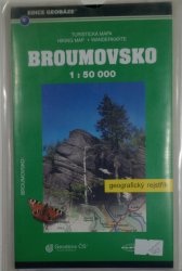 mapa- Broumovsko 1:50 000 - turistická mapa
