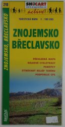 mapa - 218 - Znojemsko/Břeclavsko 1:100 000 - turistická mapa