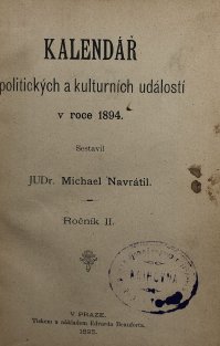 Kalendář politických a kulturních událostí v roce 1894