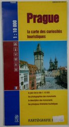 mapa - Prague - la carte de curiosités touristiques 1:10 000 /francouzsky/ - plán města