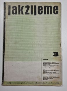 Jak žijeme 3/1933, roč. 1