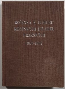 Ročenka kruhu solistů městských divadel pražských 1938