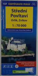 mapa - 137 - Střední Povltaví/Orlík/Zvíkov 1:70 000 - cykloturistická mapa