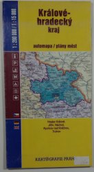 mapa - Královéhradecký kraj 1:200 000/1:15 000 - automapa/plány měst