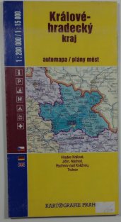 mapa - Královéhradecký kraj 1:200 000/1:15 000