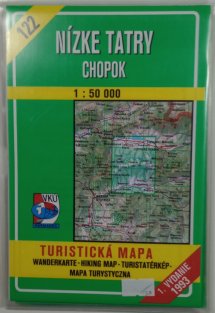 mapa - 122 - Nízke Tatry/Chopok 1:50 000