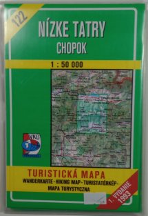 mapa - 122 - Nízke Tatry/Chopok 1:50 000