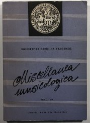 Miscellanea musicologica XIX. - 
