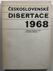 Československé disertace 1968 - 