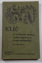 Klíč k určování rostlin, vyskytujících se u nás nejčastěji - Dodatek k rostlinopisu pro nižší střední školy
