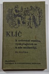 Klíč k určování rostlin, vyskytujících se u nás nejčastěji - Dodatek k rostlinopisu pro nižší střední školy