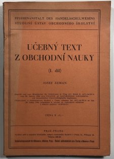 Učebný text z obchodní nauky I. díl