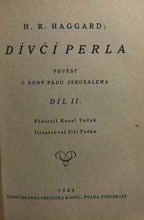 Dívčí perla - Pověst z doby pádu Jerusalema I.+II.