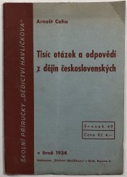 Tisíc otázek a odpovědí z dějin československých - 