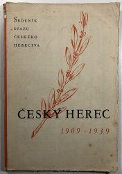 Český herec 1909-1939 - 