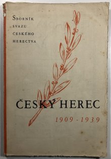 Český herec 1909-1939