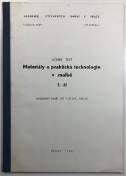 Materiály a praktická technologie v malbě II.díl - 