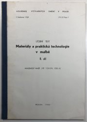 Materiály a praktická technologie v malbě II.díl - 