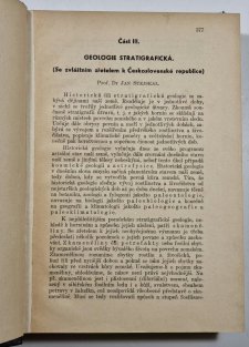Geologie II. a III.