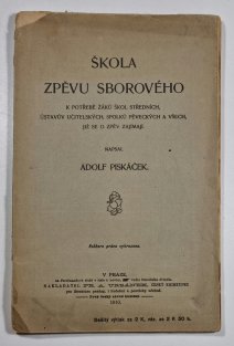 Škola zpěvu sborového 