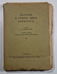 Slovník k výboru básní Ovidiových