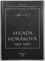 Milada Horáková 1901-1950 - 