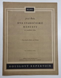 Dva staročeské menuety ve snadném slohu