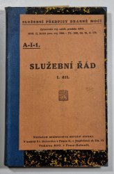 Služební řád 1. díl - Služební předpisy branné moci A-I-1.