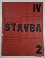 Stavba 2/1925, roč. IV. - Měsíčník pro stavební umění