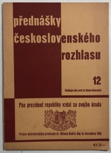 Pán prezident republiky vzdal sa svojho úradu (slovensky)