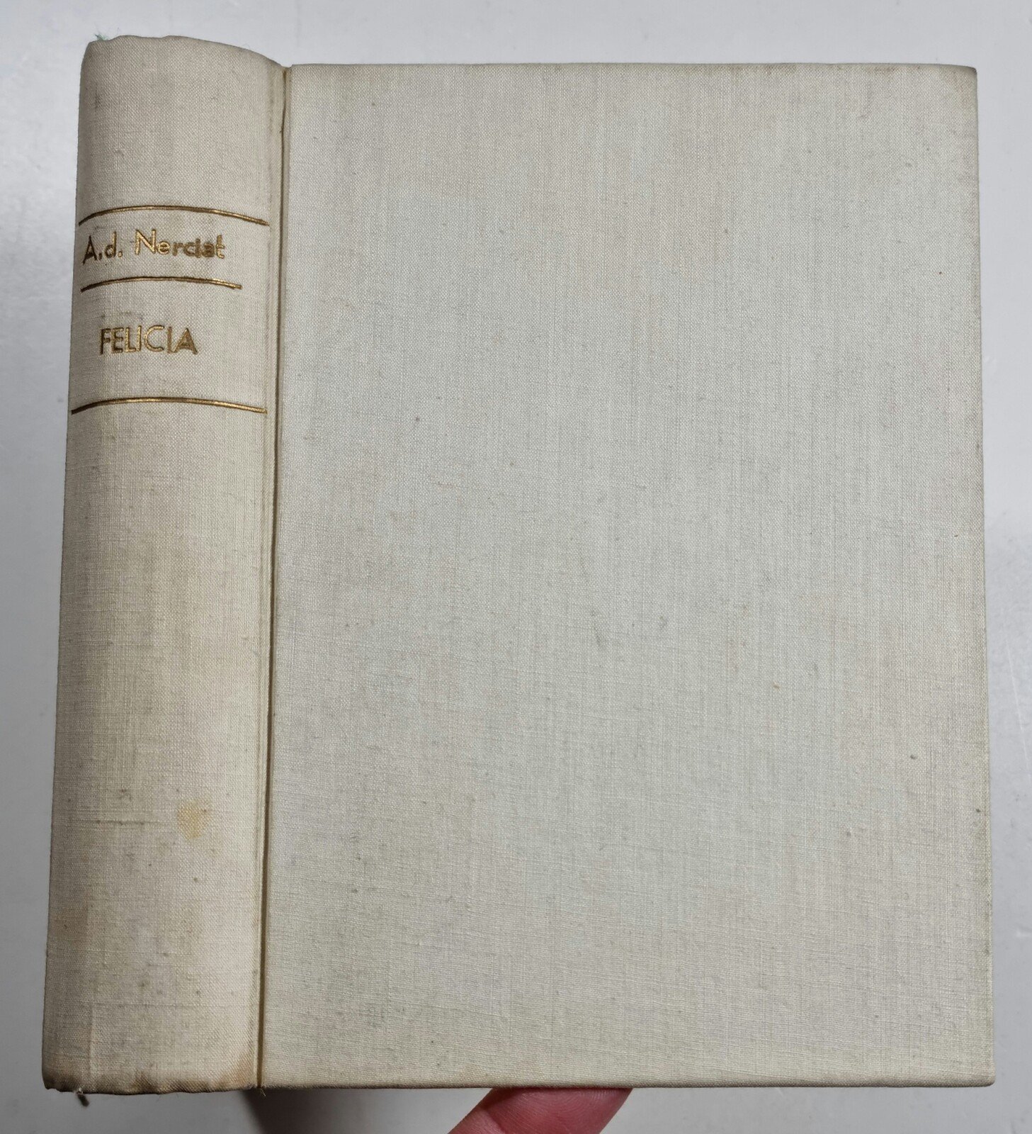 Felicia Aneb M Z lety Andrea De Nerciat Antikvari t erven Kn r