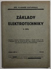 Základy elektrotechniky I. díl - 