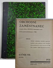 Obchodní zaměstnanec č. 1.-12. (ročník VIII.) - časopis odboru OBCHOD Jednotného svazu