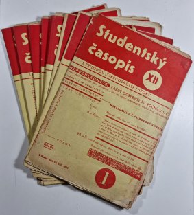 Studentský časopis č. 1.-8. + č. 10 / ročník XII (č. 9 chybí)