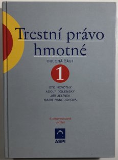 Trestní právo hmotné 1 - Obecná část