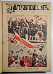 Humoristické listy ročník 62 ( č. 1 - 52 ) - Obrázkový politicko. satirický týdeník 